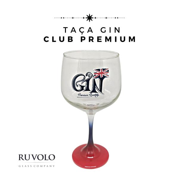 Imagem de Taça Gin Club Premium 690ml Elegante Estampada Vidro Ruvolo