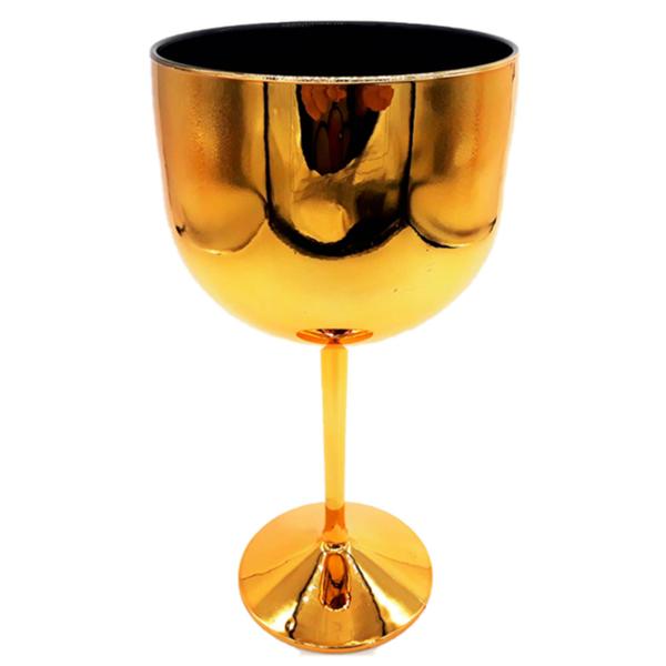 Imagem de Taça Gin Metalica 400ml Dourado- Mar