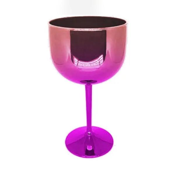 Imagem de Taça Gin Metalica 400ml Pink e Rosa- Mar