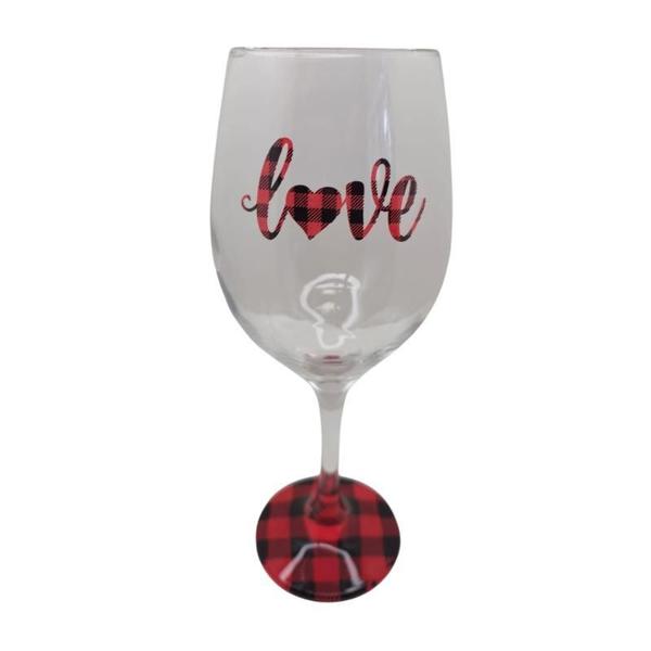 Imagem de Taça Love Namorados Casal Personalizada Vinho Vermelha 490Ml