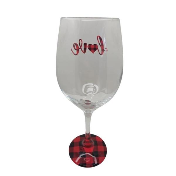 Imagem de Taça Love Namorados Casal Personalizada Vinho Vermelha 490Ml