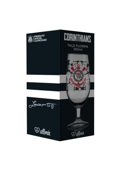 Imagem de Taça para Cerveja Corinthians em Vidro 300ml - Allmix