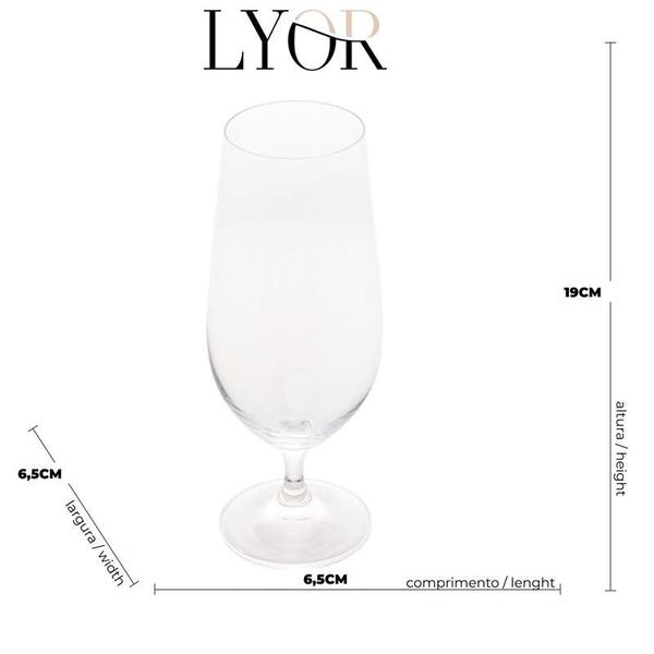 Imagem de Taça Para Cerveja Cristal Sommelier Lyor 380Ml 5172