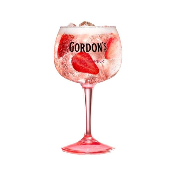 Taça para Gin Gordon's 600ml Original Amarelo Rosa - GlobImport Imagem de Taça para Gin Gordon's 600ml Original Amarelo Rosa