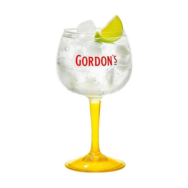 Taça para Gin Gordon's 600ml Original Amarelo Rosa - GlobImport Imagem de Taça para Gin Gordon's 600ml Original Amarelo Rosa