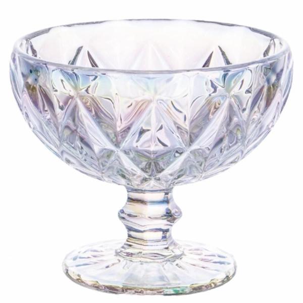 Imagem de Taça Para Sobremesa Jogo 6un Vidro 310ml Diamante Luxuoso