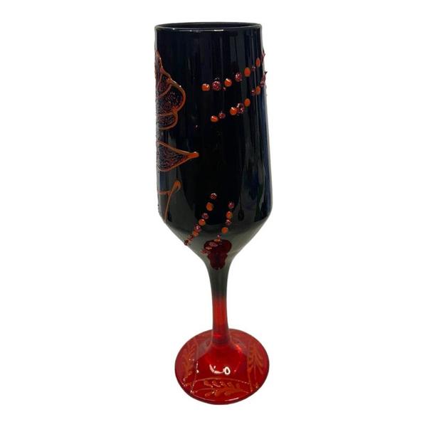 Imagem de Taça Pomba Gira Flor Champagne Cristal Buffet  186ml - Nadir