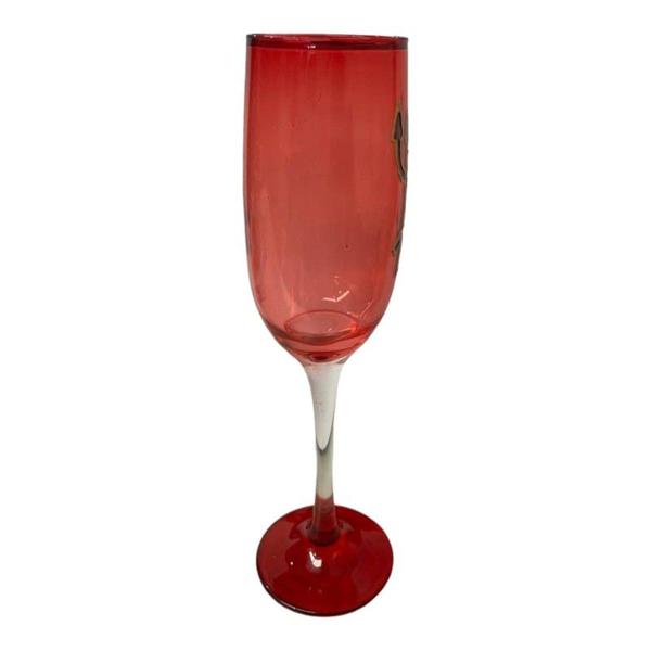 Imagem de Taça Pomba Gira Vermelha Tridente cristal Super luxo 150 ml