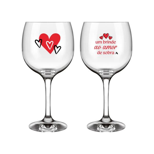 Imagem de Taça Royal Gran Vinho Decorada Amor 615ml Allmix