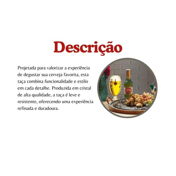 Imagem de Taça stella artois para chopp 250ml