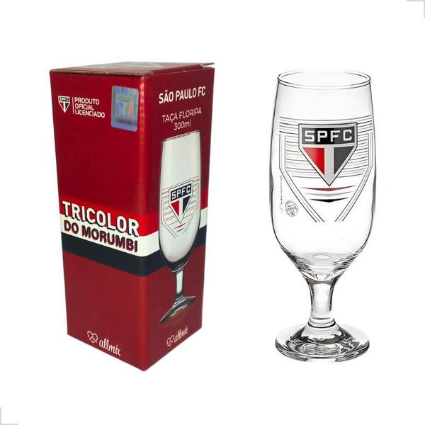 Imagem de Taça Time Do São Paulo Copo Cerveja Chopp 300ml Licenciado