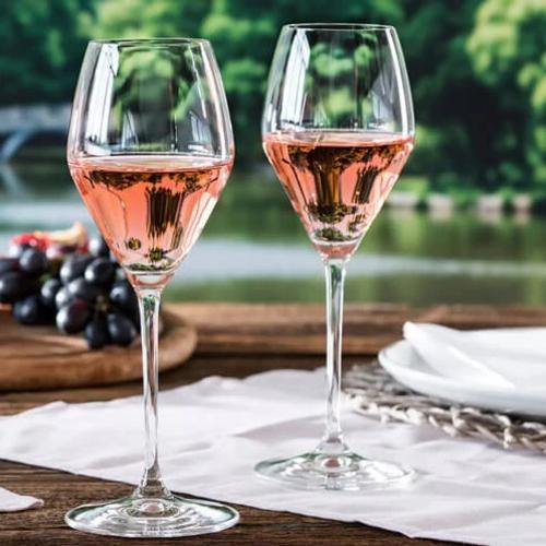 Imagem de Taça Vinho Espumante Rosé Extreme Restaurant Cristal 322ml