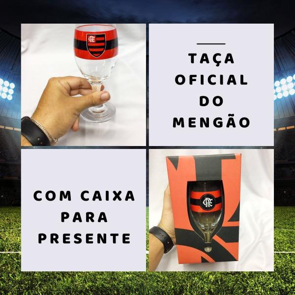 Imagem de Taça Windsor 330m Cerveja Vinho Time Escudo Flamengo Oficial