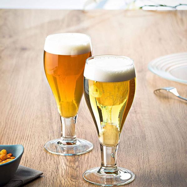 Imagem de Taças De Cerveja Vidro Transparente 400 Ml Taça Bar Cerveja