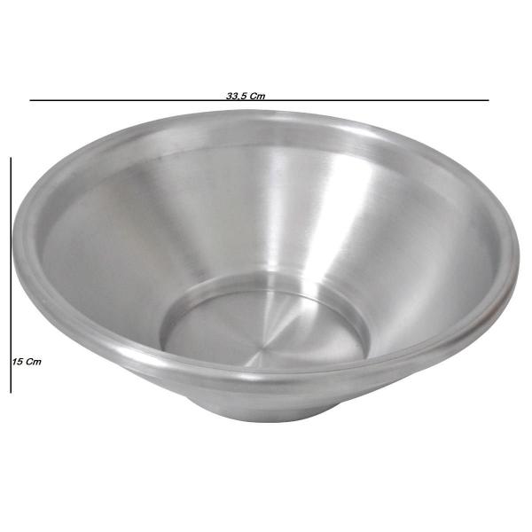 Tacho Alumínio Fritadeira Com Pezinho 3 Litros - Fritalar Imagem de Tacho Alumínio Fritadeira Com Pezinho 3 Litros - Fritalar
