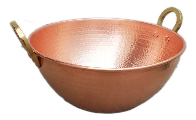 Imagem de Tacho De Cobre 30 Litros Chapa Grossa Ideal Para Fazer Doces