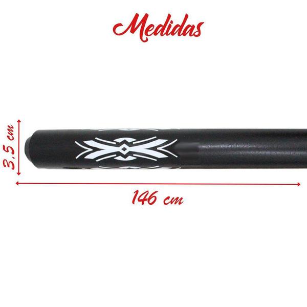 Taco Bipartido De Sinuca Profissional De Rosca 1,46cm Virola 11mm - Gici Sports Imagem de Taco Bipartido De Sinuca Profissional De Rosca 1,46cm Virola 11mm