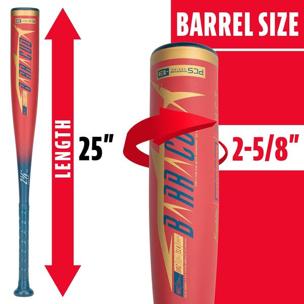 Imagem de Taco de beisebol Franklin Sports Barracuda Big Barrel 25" 340g