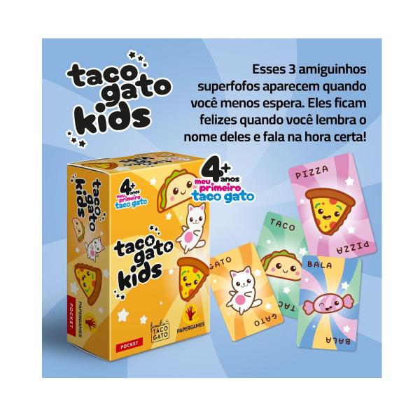 Imagem de Taco Gato Kids - Jogo de Catas - Papergames