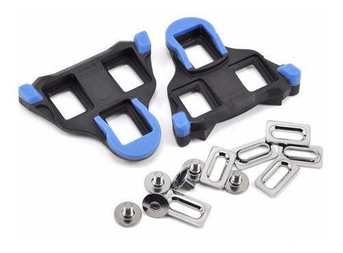 Imagem de Taco Pedal Clip Shimano Sm-sh12 Azul Speed Pedal Original