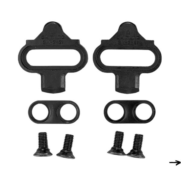 Imagem de Taco / taquinho shimano p/ pedal mtb sh51 - sem porca - lateral