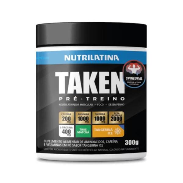 Imagem de Taken Nutrilatina Pré-Workout Pré Treino Cafeína 300g