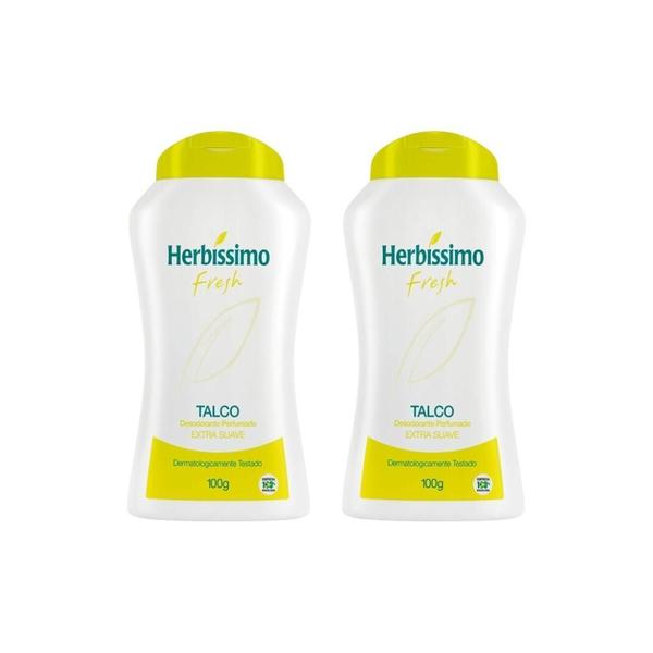 Imagem de Talco Herbissimo 100G Fresh - Kit C/2Un