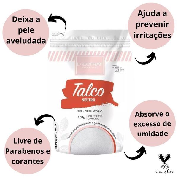 Imagem de Talco Neutro Labotrat Pré-Depilatório 100G