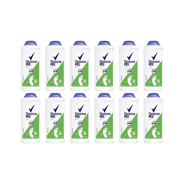 Imagem de Talco Para Pes Rexona 100G Fresh - Kit Com 12Un