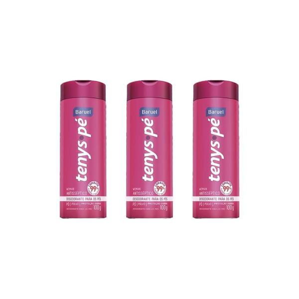 Imagem de Talco Pes Tenys Pe Baruel Po 100G Woman-Kit C/3Un