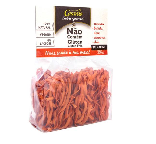 Imagem de Talharim Cenoura Sem Glúten, 0% Lactose, Vegano 300G-Casarão