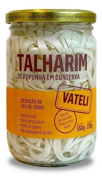 Talharim De Palmito Pupunha Em Conserva Vateli 550G Imagem de Talharim De Palmito Pupunha Em Conserva Vateli 550G