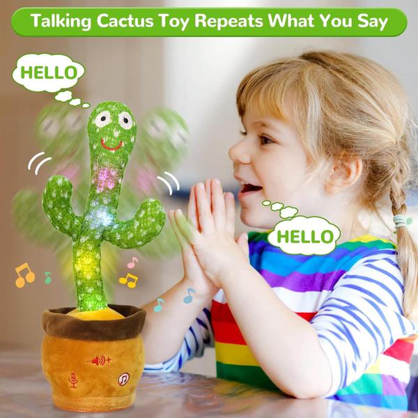 Imagem de Talking Dancing Cactus Toy Emoin para crianças com gravação