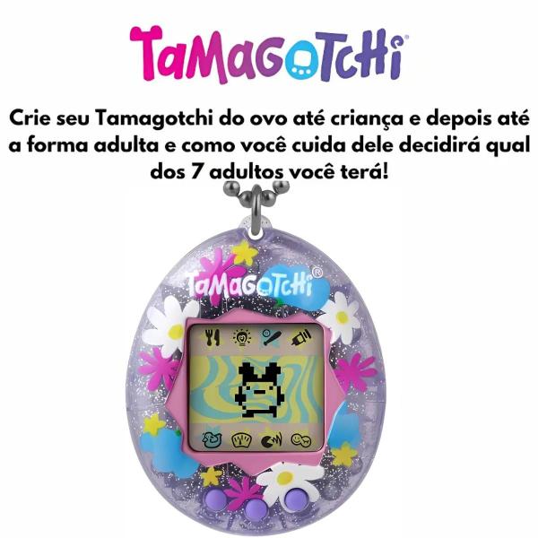 Tamagotchi Bandai Bichinho Virtual Perfume De Flores F0090-4 - Fun Imagem de Tamagotchi Bandai Bichinho Virtual Perfume De Flores F0090-4 - Fun