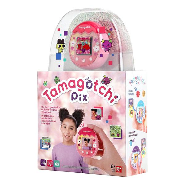 Tamagotchi Pix Floral Rosa Pet Imagem de Tamagotchi Pix Floral Rosa Pet