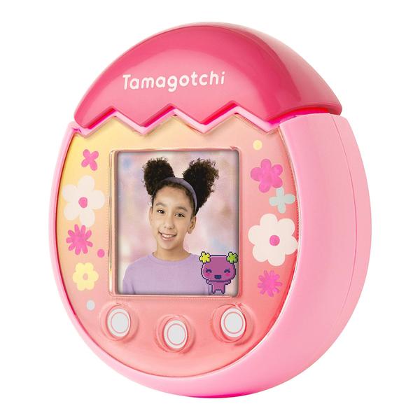 Tamagotchi Pix Floral Rosa Pet Imagem de Tamagotchi Pix Floral Rosa Pet