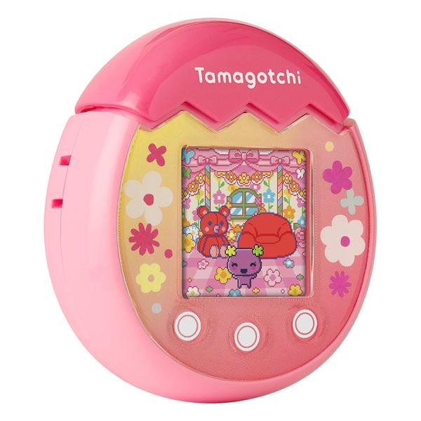 Tamagotchi Pix Floral Rosa Pet Imagem de Tamagotchi Pix Floral Rosa Pet