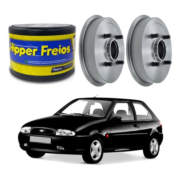 Imagem de Tambor De Freio Traseiro Ford Fiesta 1.4 1996 A 1999