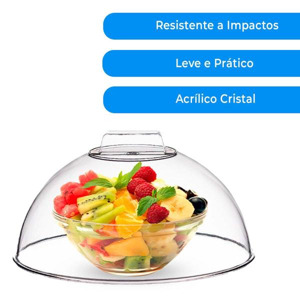 Tampa Acrílico Transparente Pequena Para Bolos E Tortas 23Cm - Tt Imagem de Tampa Acrílico Transparente Pequena Para Bolos E Tortas 23Cm