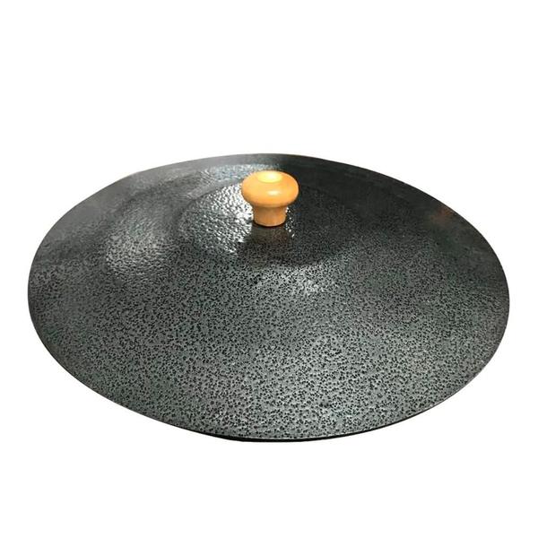 Tampa Avulsa de Alumínio Fundido Craqueada Preto 30cm - Okayshop Imagem de Tampa Avulsa de Alumínio Fundido Craqueada Preto 30cm
