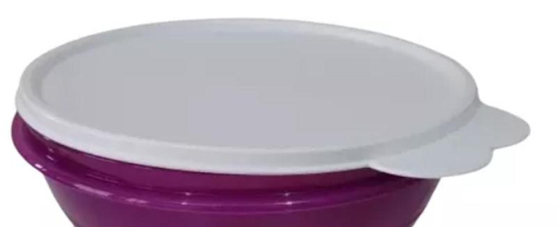 Imagem de Tampa BRANCA Extra Mini Criativa 600ml e Tigela Maravilhosa 500ml Tupperware