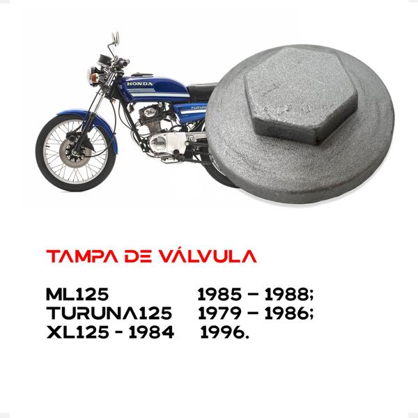 Imagem de Tampa Bujão Do Óleo Carter Honda Cg Titan 125 1988 a 1991 Fan 125 1995 a 1999  2005 a 2008 Com Anel Oring Valvula ML 125