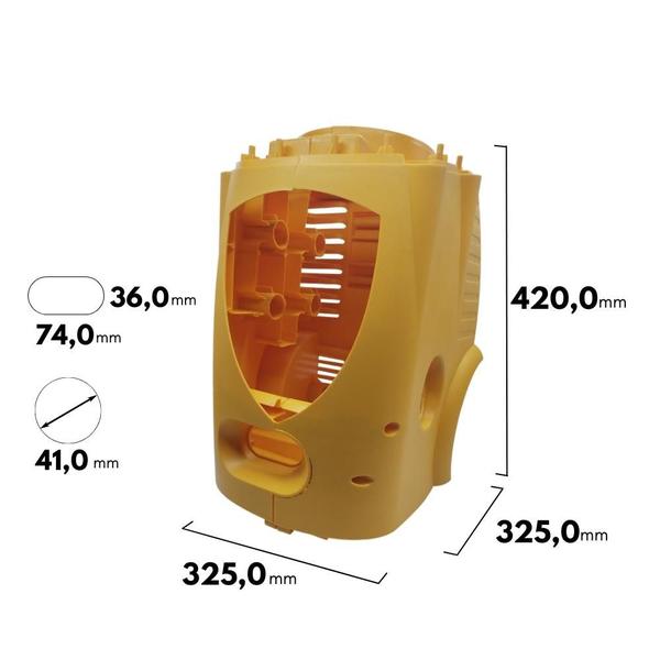 Imagem de Tampa Carenagem Carcaça Plástico para Lavadora WAP Dakar e Podium 2650 31080013