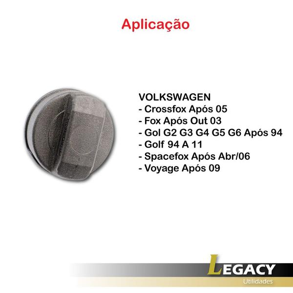 Tampa Combustível Preta Fox 03 a 09 Gol 94 a 16 Golf 91 a 13 - Unick Imagem de Tampa Combustível Preta Fox 03 a 09 Gol 94 a 16 Golf 91 a 13