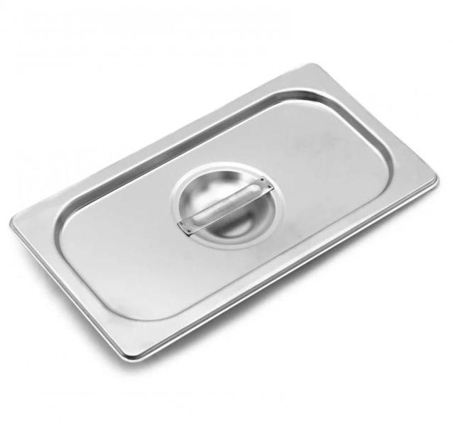 Imagem de Tampa Cuba Gastronomica Rechaud Inox GN 1/9 x 65mm - Brasinox