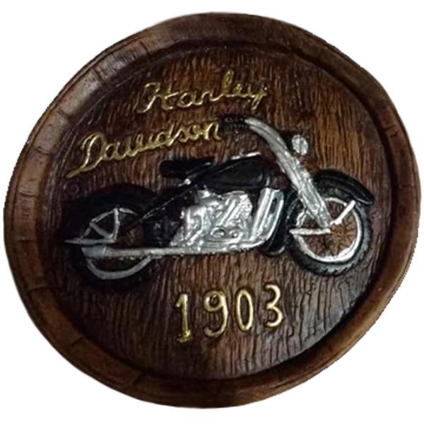 Imagem de Tampa De Barril Alto Relevo Harley Davidson 1903