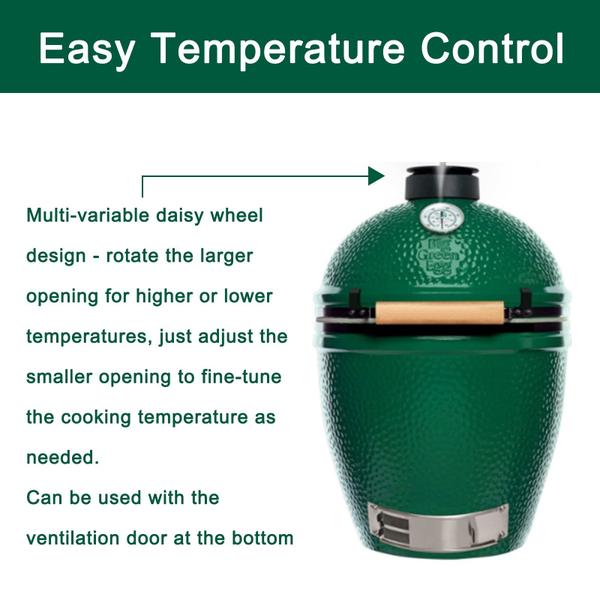 Imagem de Tampa de ferro fundido para Big Green Egg Dual Function Quantfire