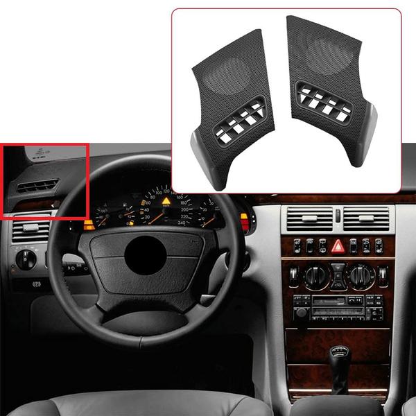 Imagem de Tampa de grade de alto-falante de ventilação lateral Dash Board para Mercedes W210 E-Class E320 E430 E55 1996-2002