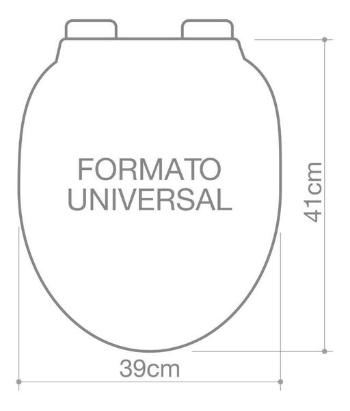 Imagem de Tampa De Vaso Branco Com Amortecedor Para Vaso Saveiro Celite