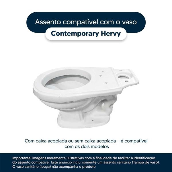 Tampa de Vaso Sanitário Contemporary Preto para bacia Hervy - Pontto Lavabo Imagem de Tampa de Vaso Sanitário Contemporary Preto para bacia Hervy